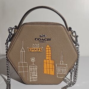 Coach X Jean Michel Basquiat Hexagonal Crossbody